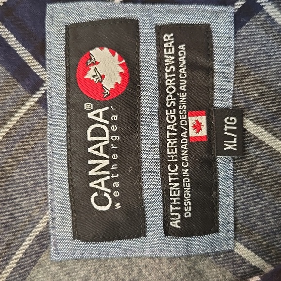 Canada Weather Gear Men's Size XL  Unlined Flannel Shirt - Picture 7 of 15